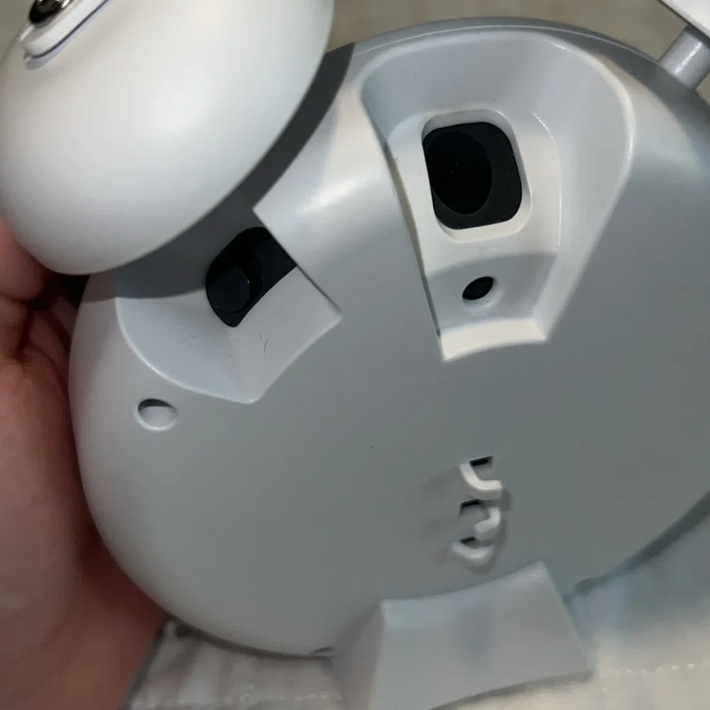 Google nest mini 2nd generation, with alarm clock case.